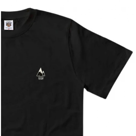 THE DUDES HIGH CLASSIC T-SHIRT BLACK Μαύρο THE DUDES HIGH CLASSIC T-SHIRT BLACK Μαύρο