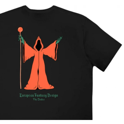 THE DUDES WARLOCK EFD CLASSIC T-SHIRT BLACK Μαύρο