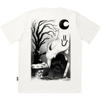 THE DUDES GHOST CLIFF CLASSIC T-SHIRT Άσπρο