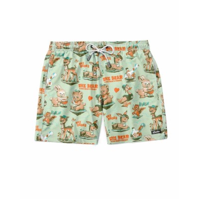 THE DUDES WASTED DUDES SWIM SHORTS PISTACHIO