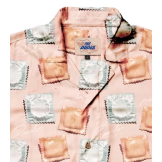 THE DUDES RAVIOLO HAWAIIAN SHIRT MULTICOLOR Πολύχρωμο