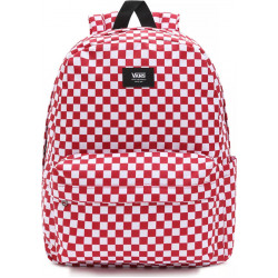Vans Old Skool Checkerboard Backpack Chili Κόκκινο/Άσπρο